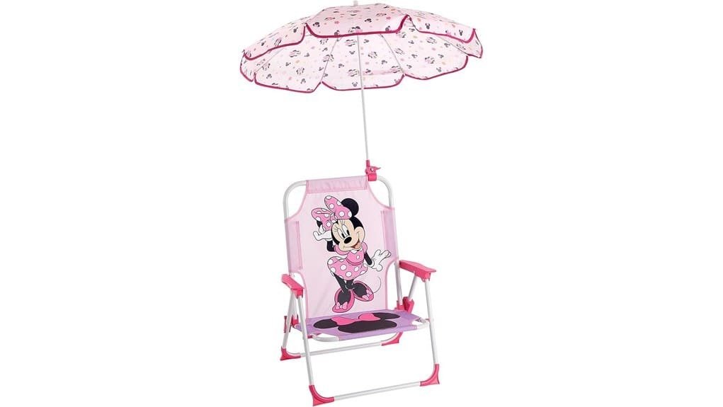 minnie mouse umbrella beachchair