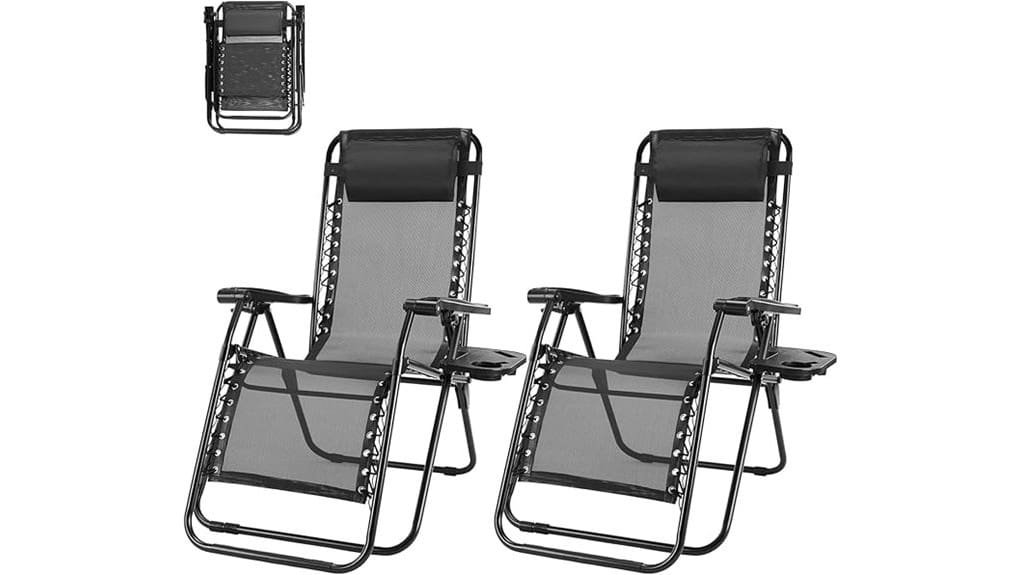 newbulig zero gravity chair set