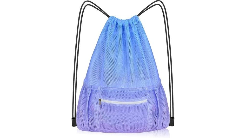 nidoul mesh drawstring backpack