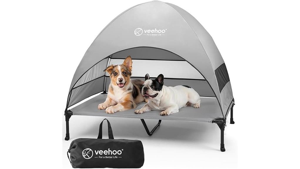 outdoor dog bed canopy