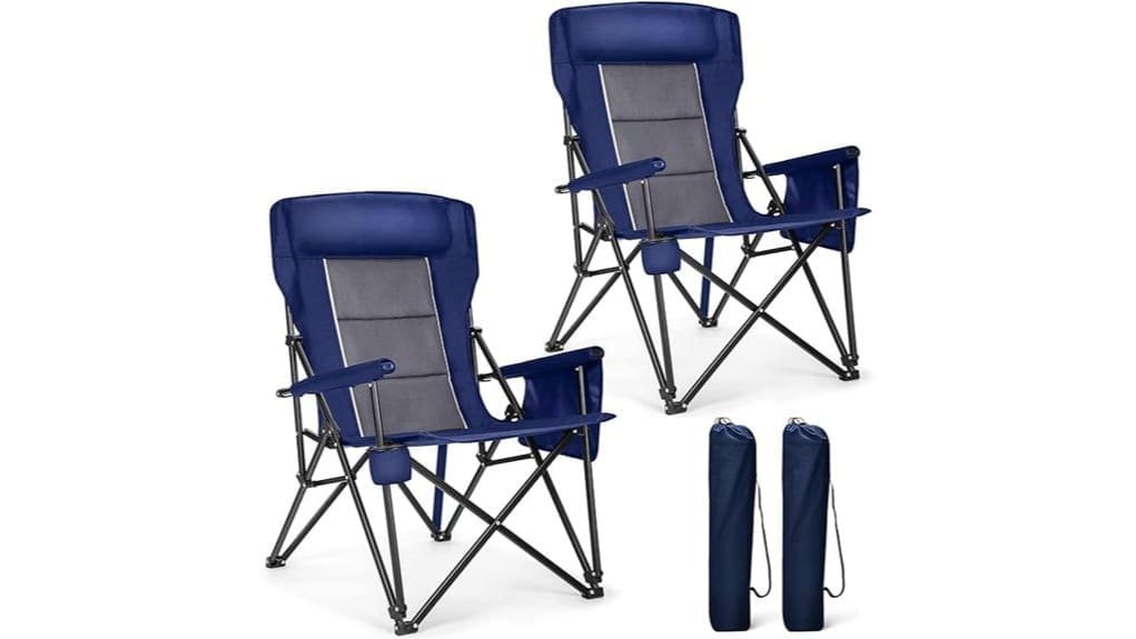 oversized folding camping chairs