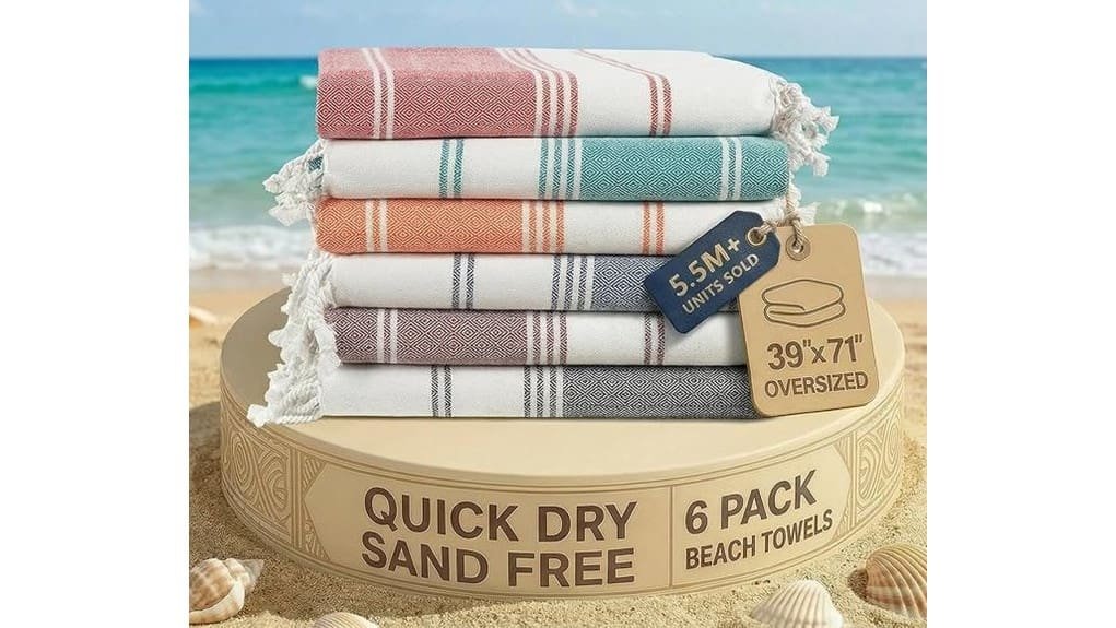 oversized pre washed beach towels