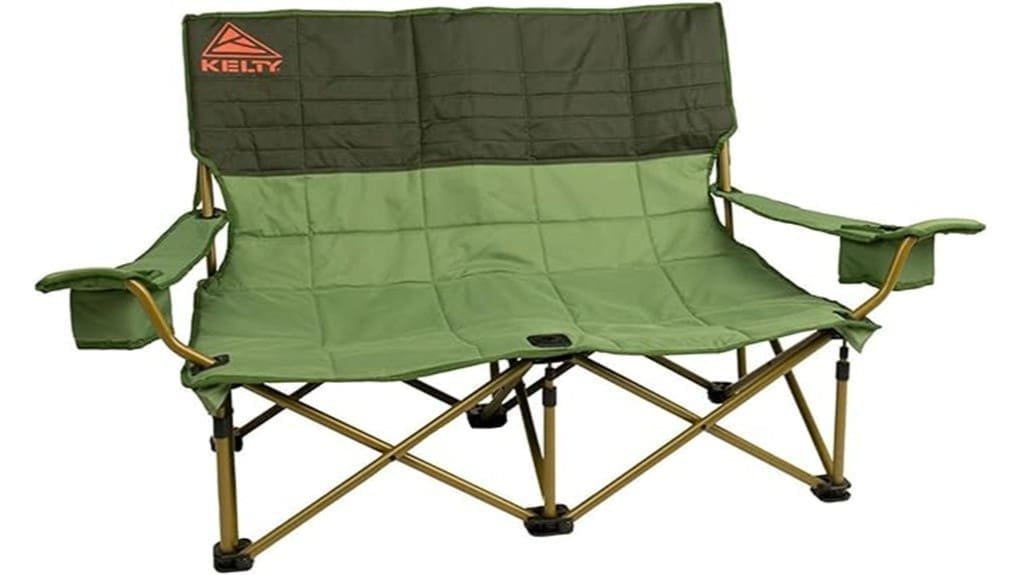 oversized two person camping loveseat