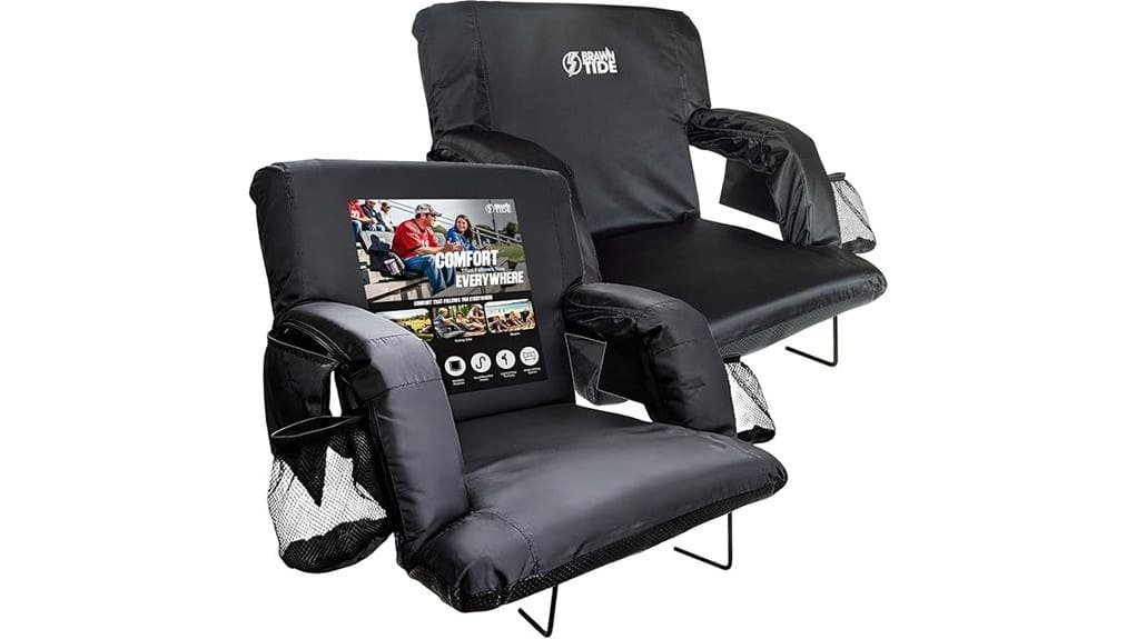 padded stadium bleacher seat