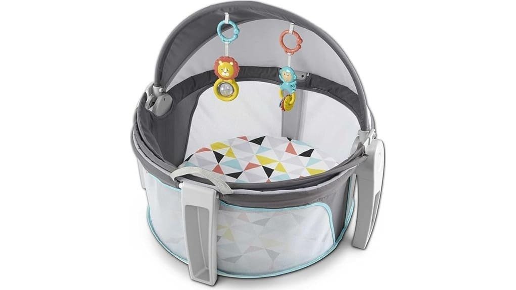 portable bassinet with canopy