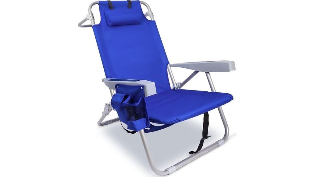 portable beach chair with straps