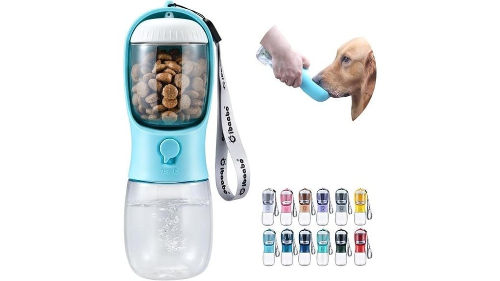 portable dog water food combo