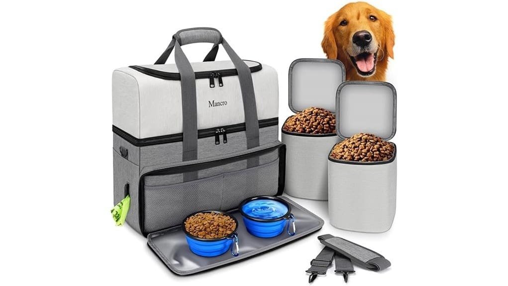 portable double layered dog carrier