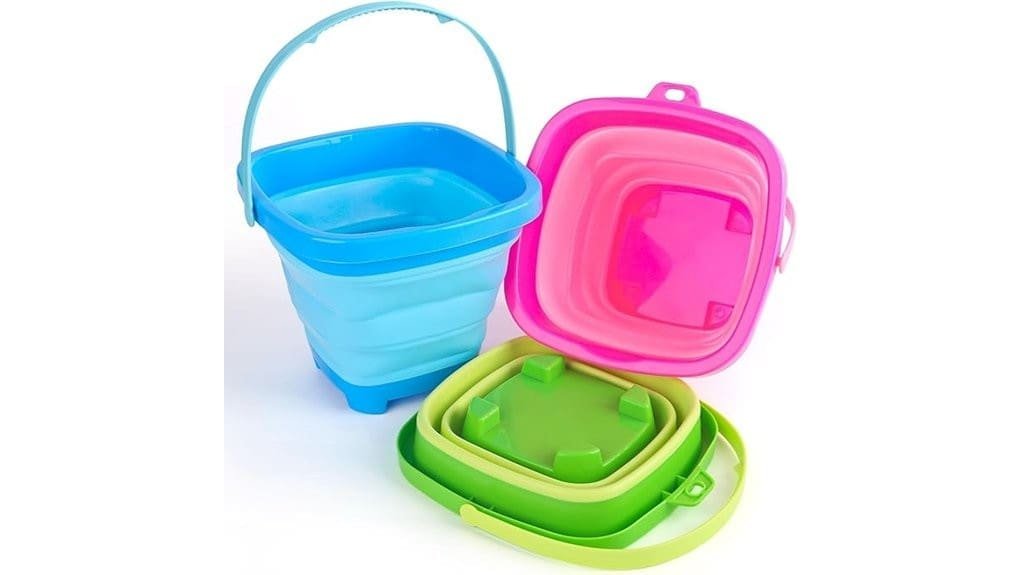 portable foldable kids bucket