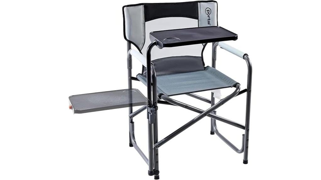 portable folding director chair