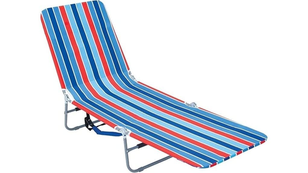 portable lay flat folding lounge chair