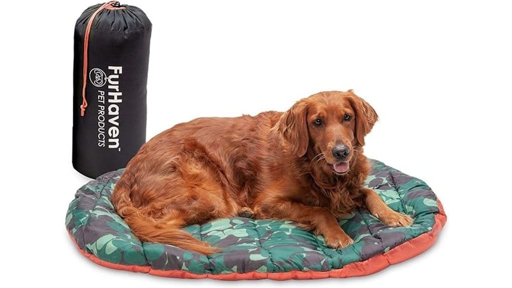 portable plush dog travel mat