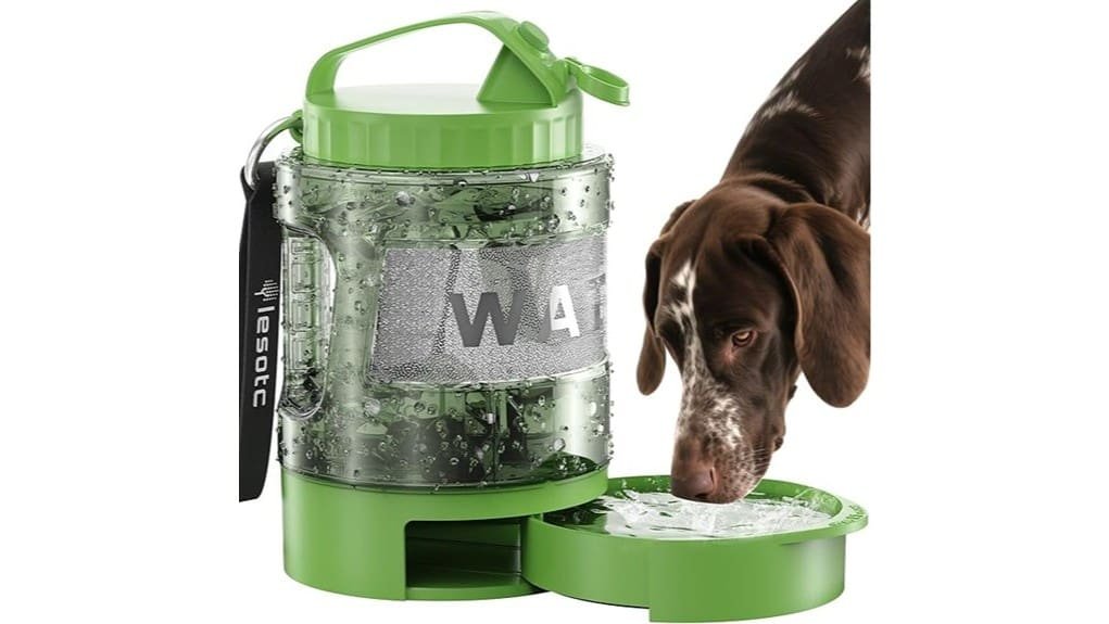 portable pull out dog bowl