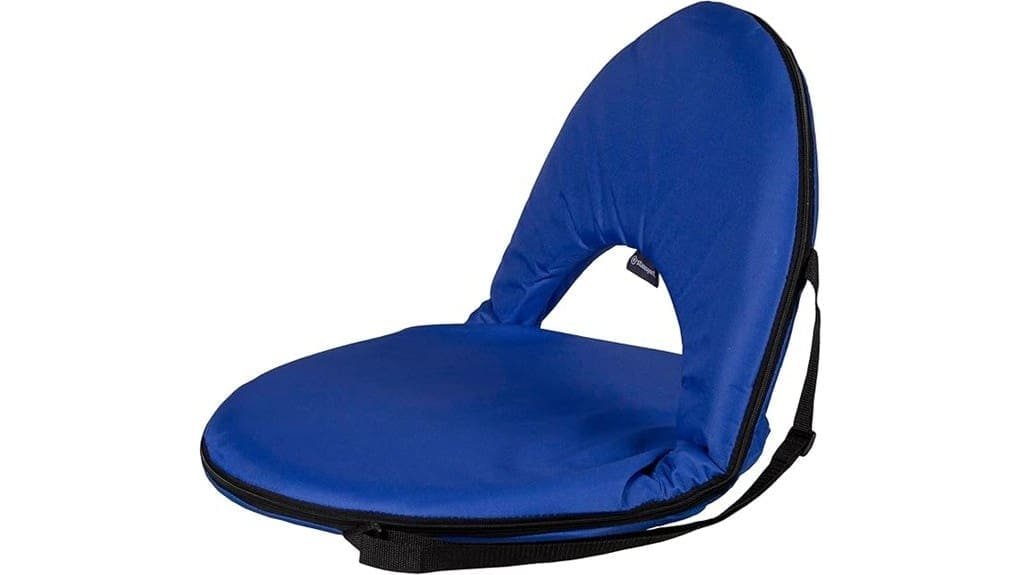 portable reclining polyester chair