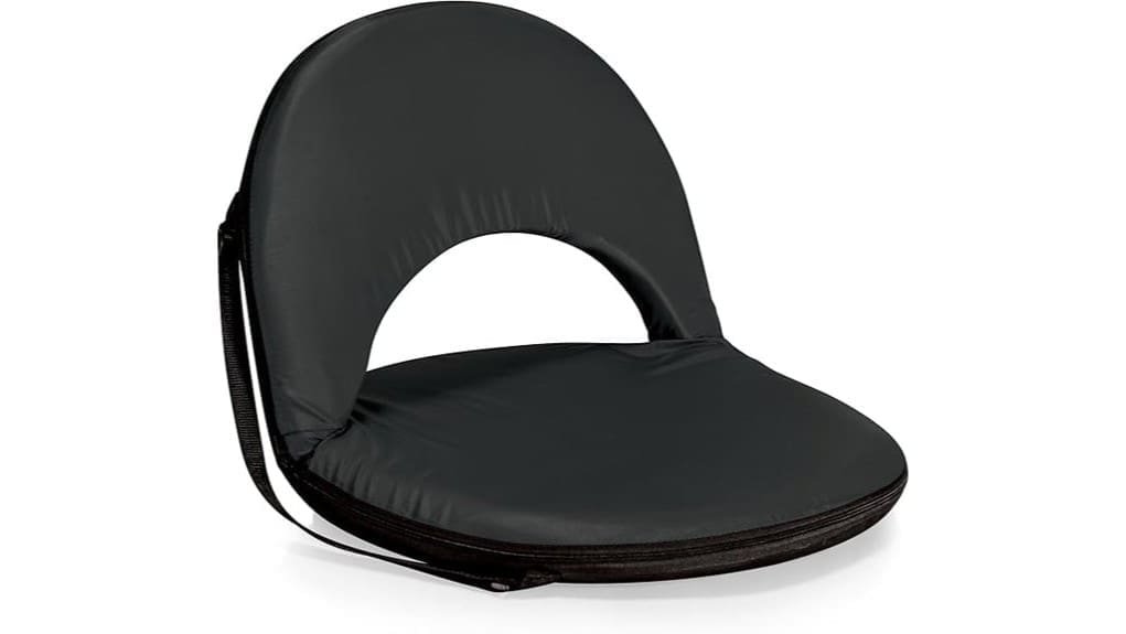 portable reclining stadium seat