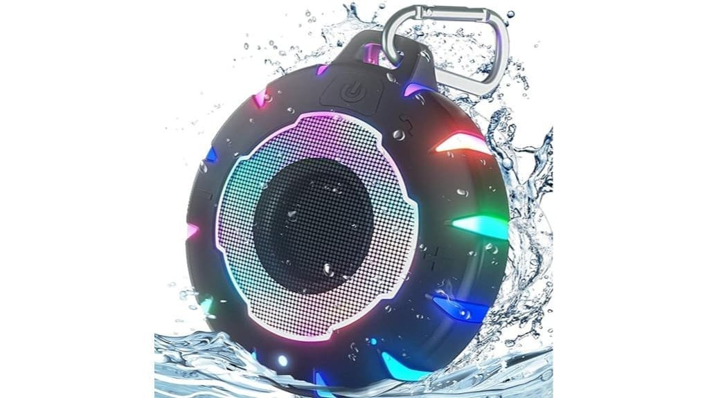 portable waterproof bluetooth shower speaker