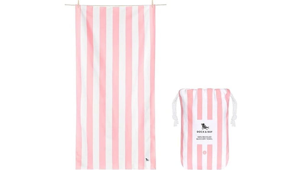 quick dry striped cabana towel