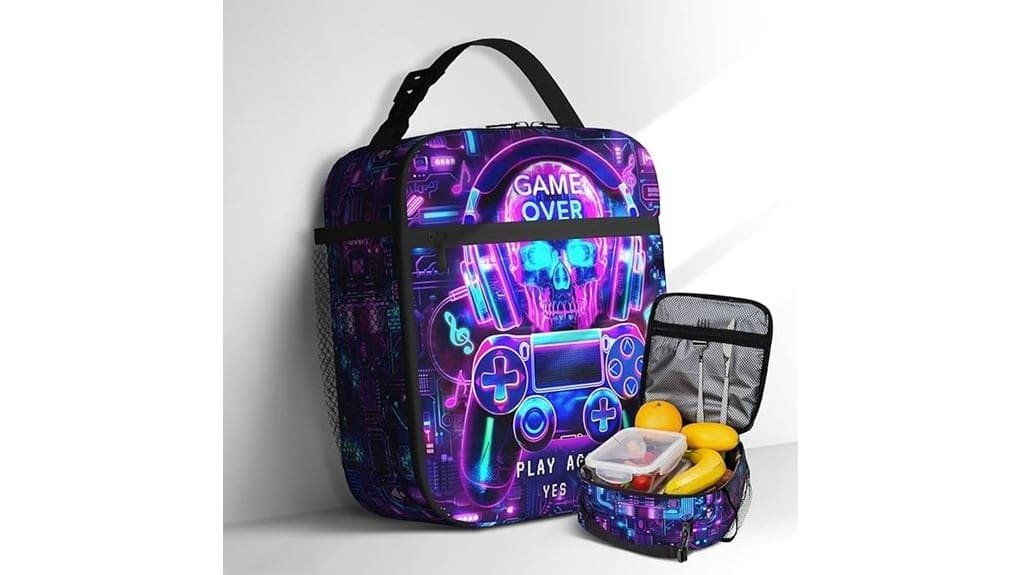 retro video game lunchbox