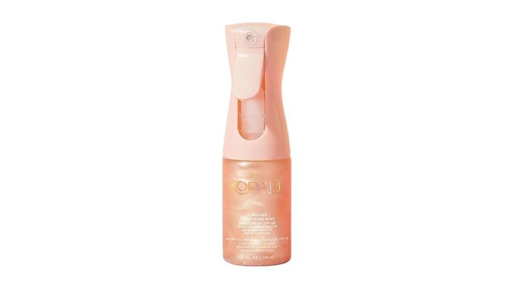 rose gold scented spf mist