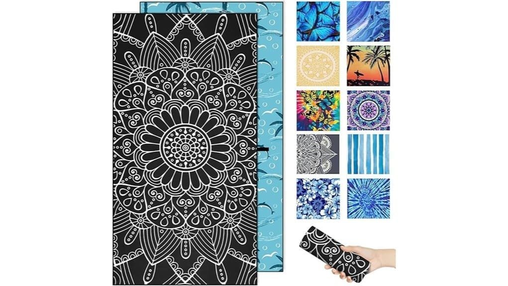 sand resistant microfiber beach towel