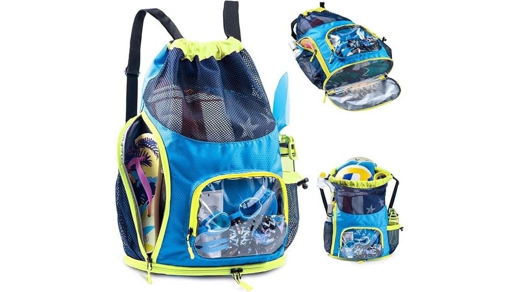 sandproof mesh beach drawstring