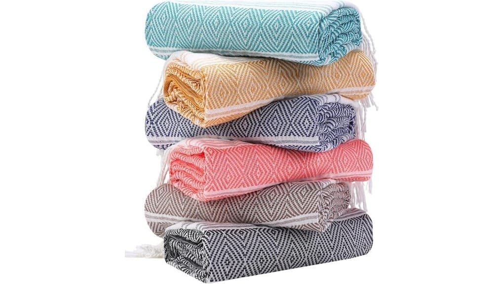 six pack oversized turkish towels