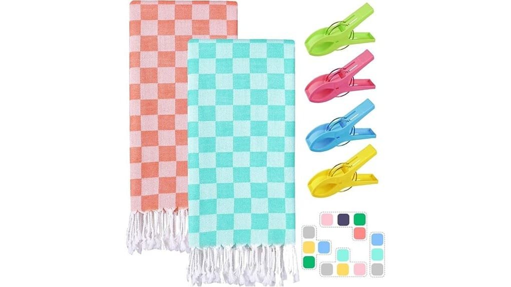 soft large colorful absorbent