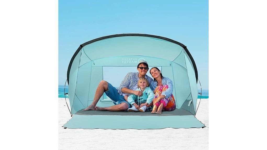 spacious portable uv protective shelter