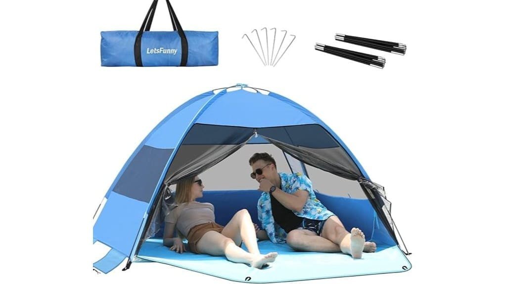 spacious sunshade for three