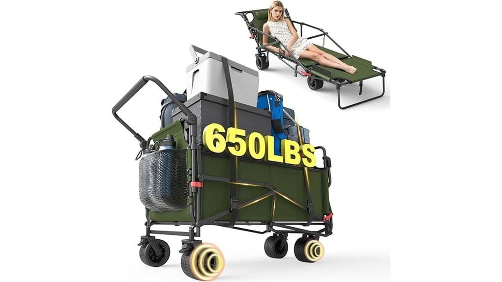 sturdy collapsible utility wagon