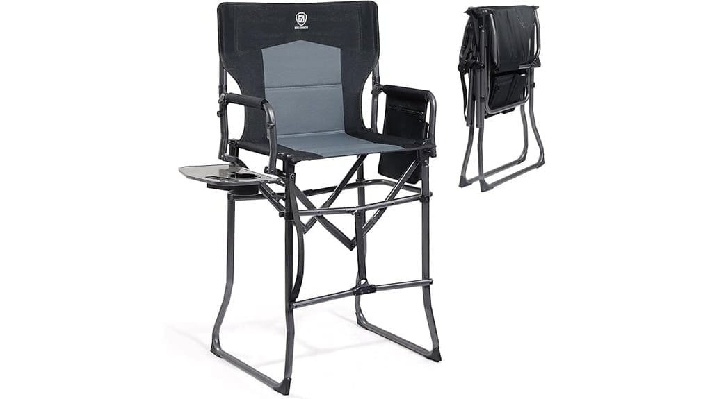 tall 30 7 folding camping chair
