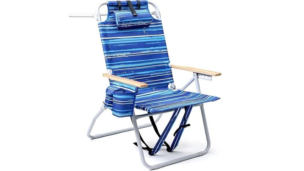 tall elevated adult beach chair