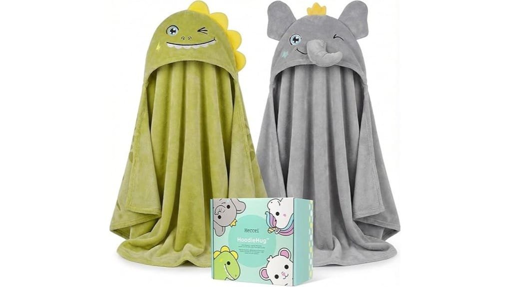 todd sized hooded bath towels