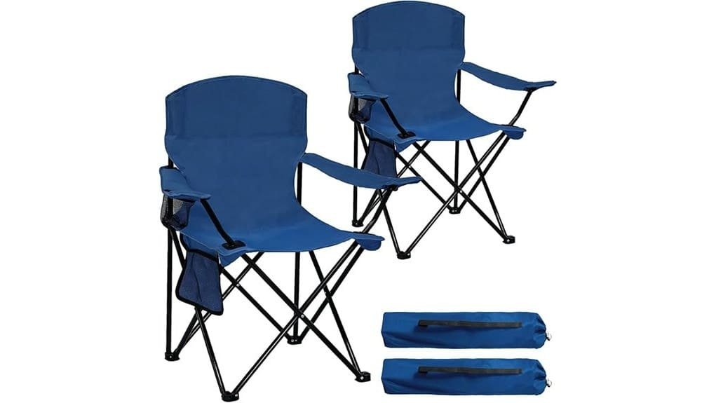 two pack folding camping chairs