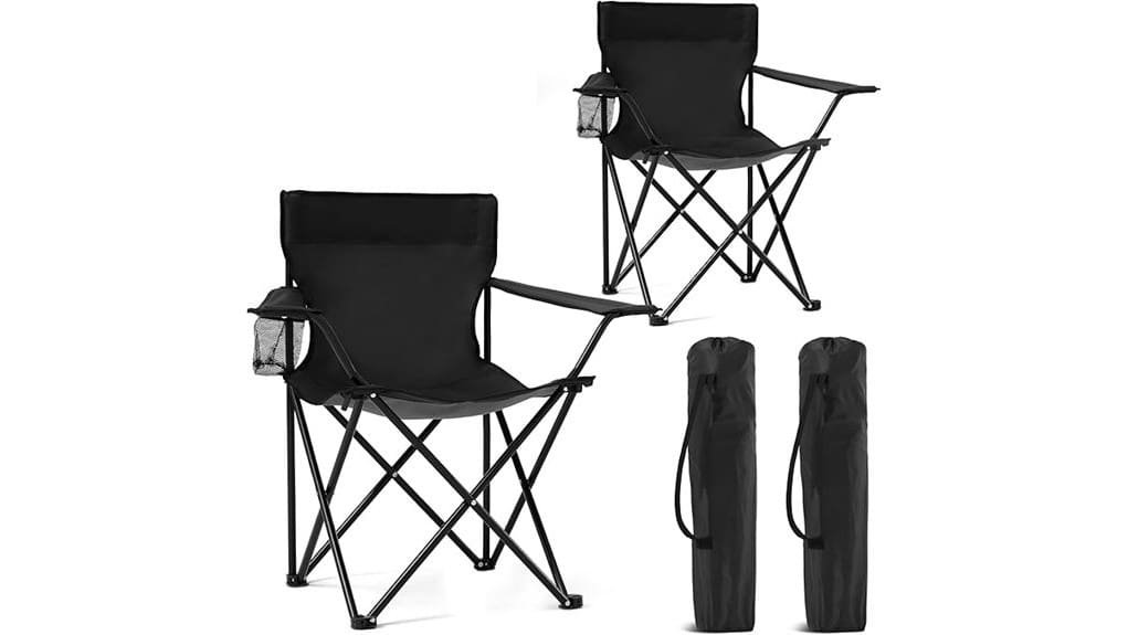 two pack folding lawn chairs