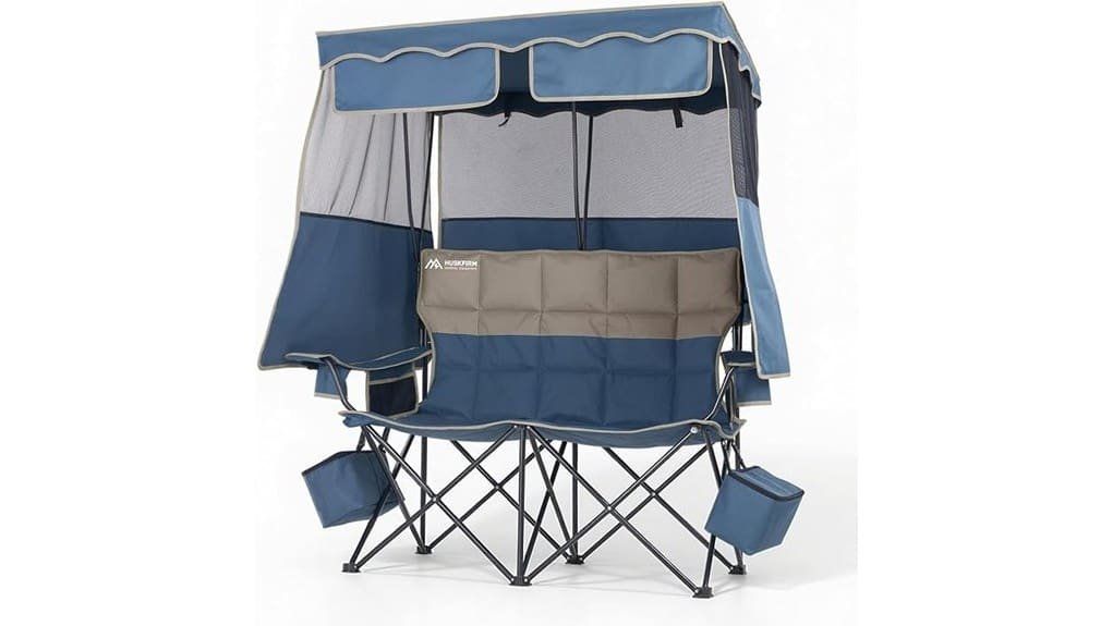 two person canopy beach chair