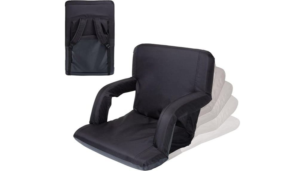 ventura portable reclining stadium seat