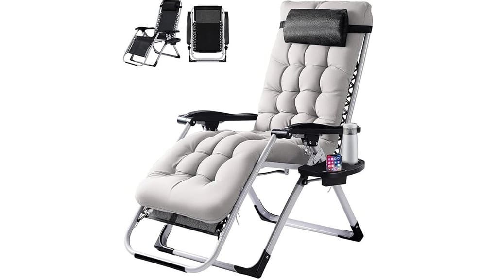 vingli padded zero gravity chair