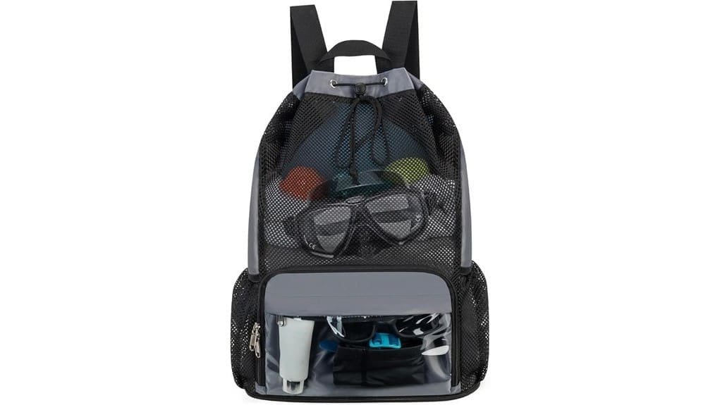 waterproof mesh beach backpack