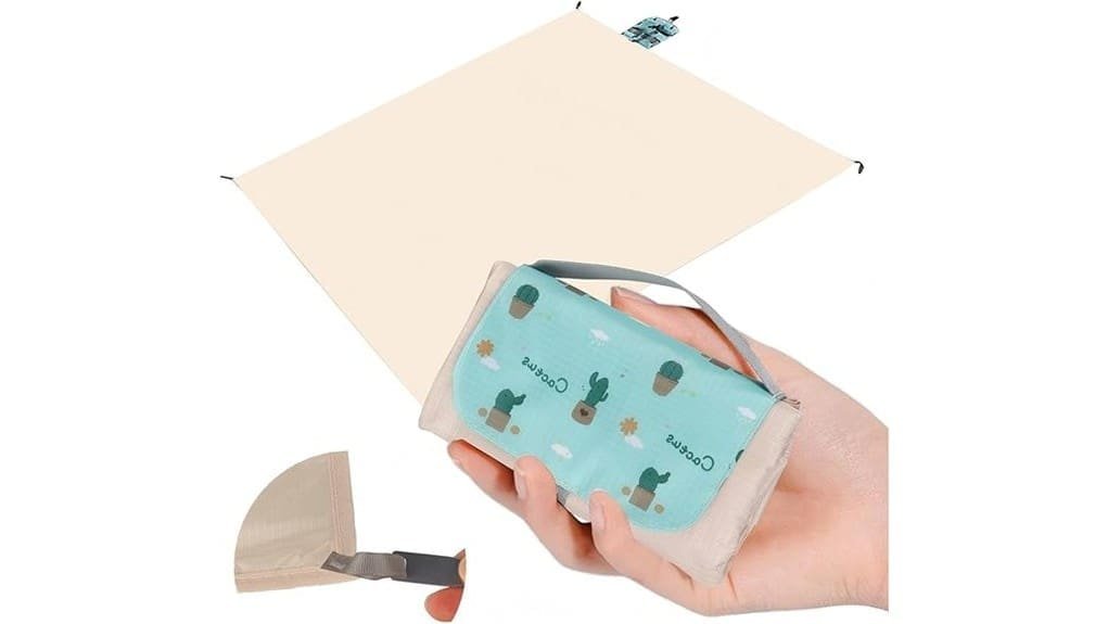 waterproof packable sandproof beach blanket