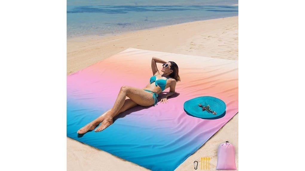 waterproof sandproof beach blanket