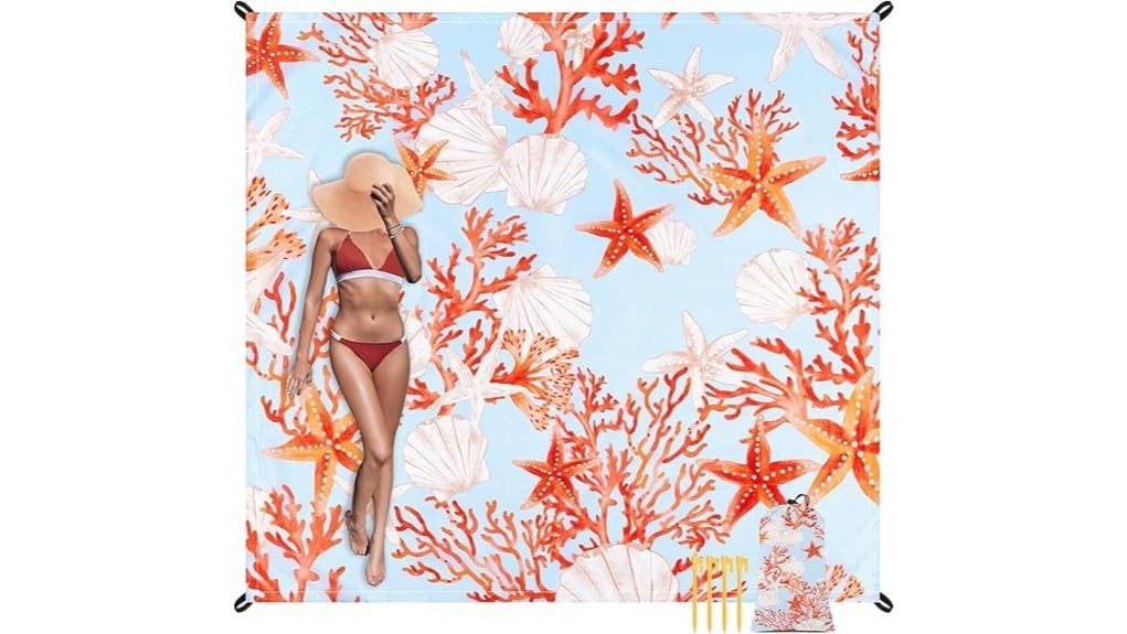 waterproof sandproof beach blanket