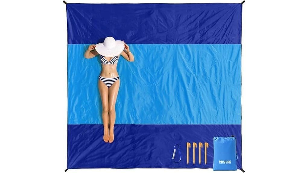 waterproof sandproof beach blanket